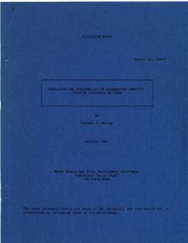 Water Supply and Urban Development Research Material - Industrial Location Project - Kyu Sik Lee - October 1985 - December 1985