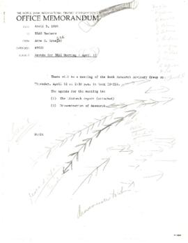 Bank Research Advisory Group (BRAG) agendas and minutes - Agendas