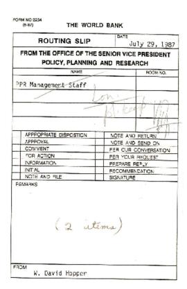 United States Legislation, WCEFA, World Health Organization [WHO], World Development Report