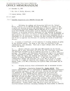 WHO / CDD follow up on PHN / CDD cooperation - Correspondence