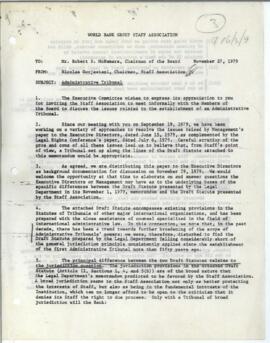 Administrative Tribunal - Correspondence 01