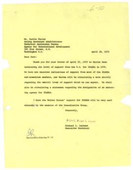 CGIAR - G-10 - International Center for Agricultural Research in the Dry Areas (ICARDA) - Correspondence 75/77-01