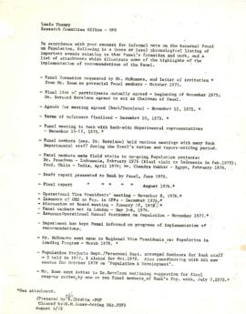 External Advisory Panel on Population - Final Report and Follow Up - Volume 4