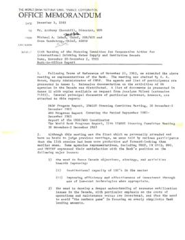 International Drinking Water Supply and Sanitation Decade - Eleventh Meeting of the Steering Committee for Cooperative Action - FAO Headquarters, Rome, 30 November - 2 December 1983 - Volume 1