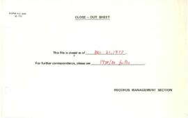 Bank Administration and Policy : International Labor Organization [ILO] - 1975 / 1977 Correspondence - Volume 3