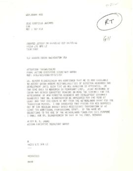 CGIAR - G-11 - West Africa Rice Development Association [WARDA] - Division files 04