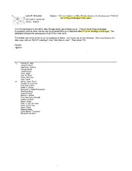 PSAS - Set-Up Information - Fiscal Year 2001