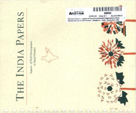 The India Papers - Aspects of Non-Governmental Organization [NGO] Participation in Social Forestry - Bangalore - India - September 1986
