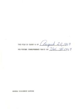 Bank Administration and Policy - Economic Department - 1969 / 1971 Progress Reports