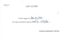 UNDP/INT/81/026 - Rural Water Supply Handpumps Project - Fields, Trials and Technology Development Project - 1981 / 1983 Correspondence - Volume 17