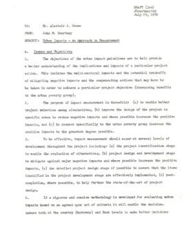 Urban Poverty Program - General - 1976 - April / July