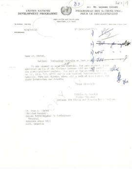 CGIAR - D-3 - United Nations Development Programme (UNDP) - Documents 78/80-01