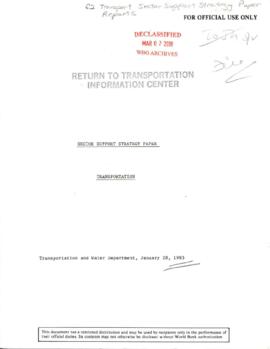 Transport Sector Support Strategy Paper [TSSSP] - Reports - Volume 2