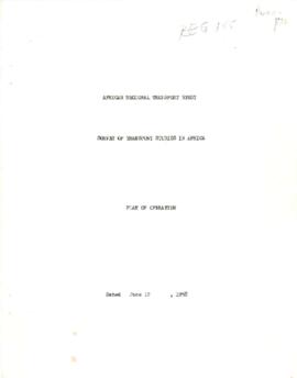 Africa - Regional 145 - African Region Transport - Documents