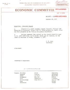 Economic Committee Papers - Argentina - EC/O/67-132 - Economic Report - No Report Attached