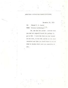 Urban Poverty Program - General - 1978