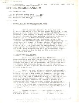 Non-Governmental Organizations [NGO] - Correspondence