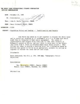 Conditionality - Targets