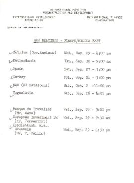 Annual Meeting briefing papers, 1965 - Europe and Middle East - Briefing papers