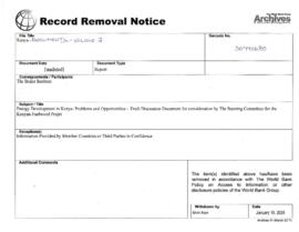 Kenya - Documents - Volume 2