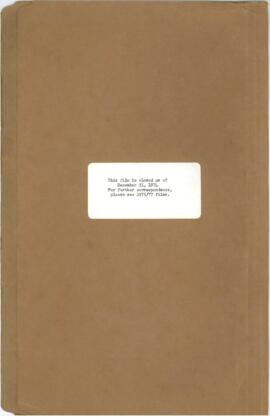 Appraisal and Preparation of Projects - Operations Policy File - Volume 02