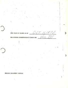 CGIAR - C-1 - International Centers Week, Correspondence - Correspondence 72/74-02