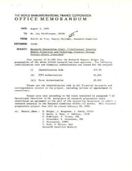 675-39P Intellectual Property Rights Protection and Technology Transfer Through Foreign Direct Investment - Correspondence