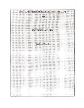 50th Anniversary Secretariat [HROAN] - External Actors - General - Routing Slips, Correspondence - Volume 1