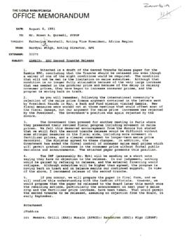 Zambia - Country Files - Correspondence - Volume 1