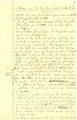 Argentina - Power - Servicios Electricos del Gran Buenos Aires [SEGBA] - Correspondence, Notes, Tables - Volume 2